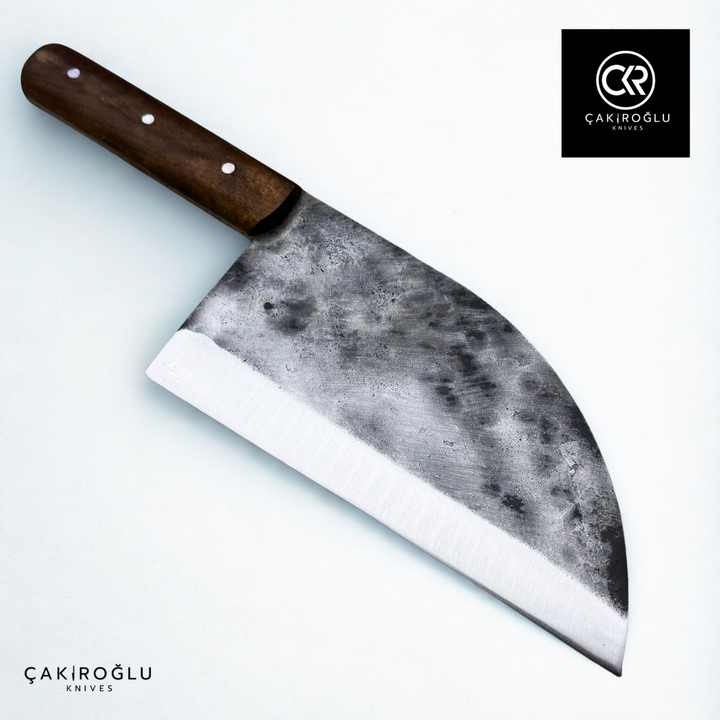 Almazan 110 Handmade Camping Chef Knife - Forged Scissors Steel