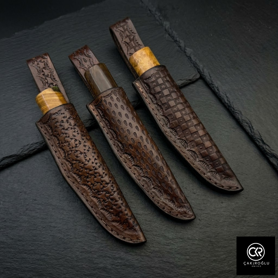 Çakıroğlu Handmade Custom-made Böhler N690 Steel Pukko Model Hunting Knives