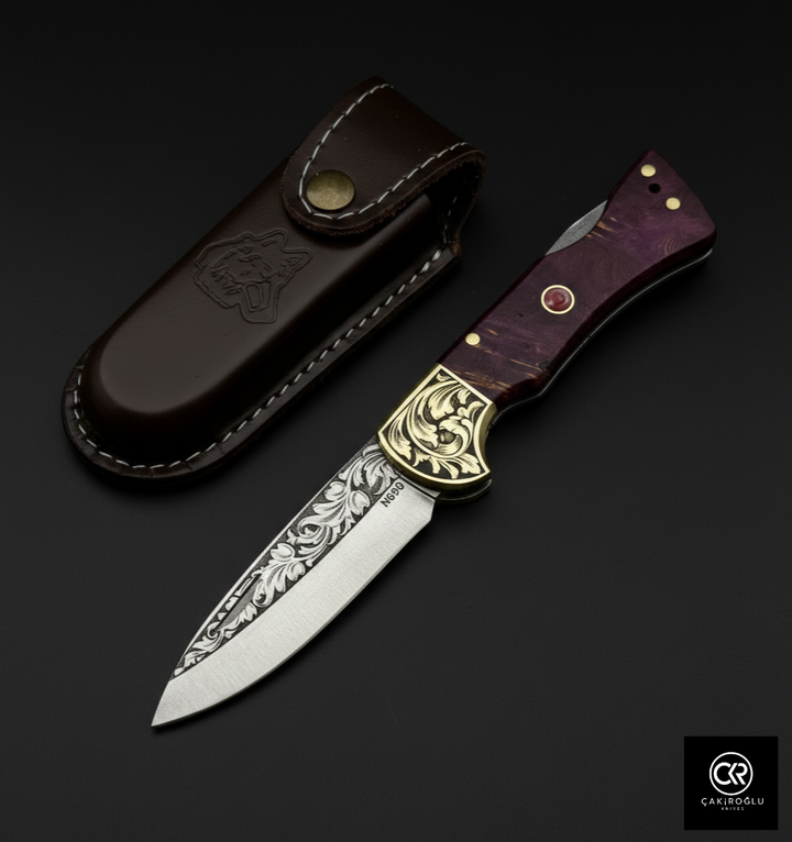 Corvus Series - Custom Handcrafted Folding Knife - Limited Edition