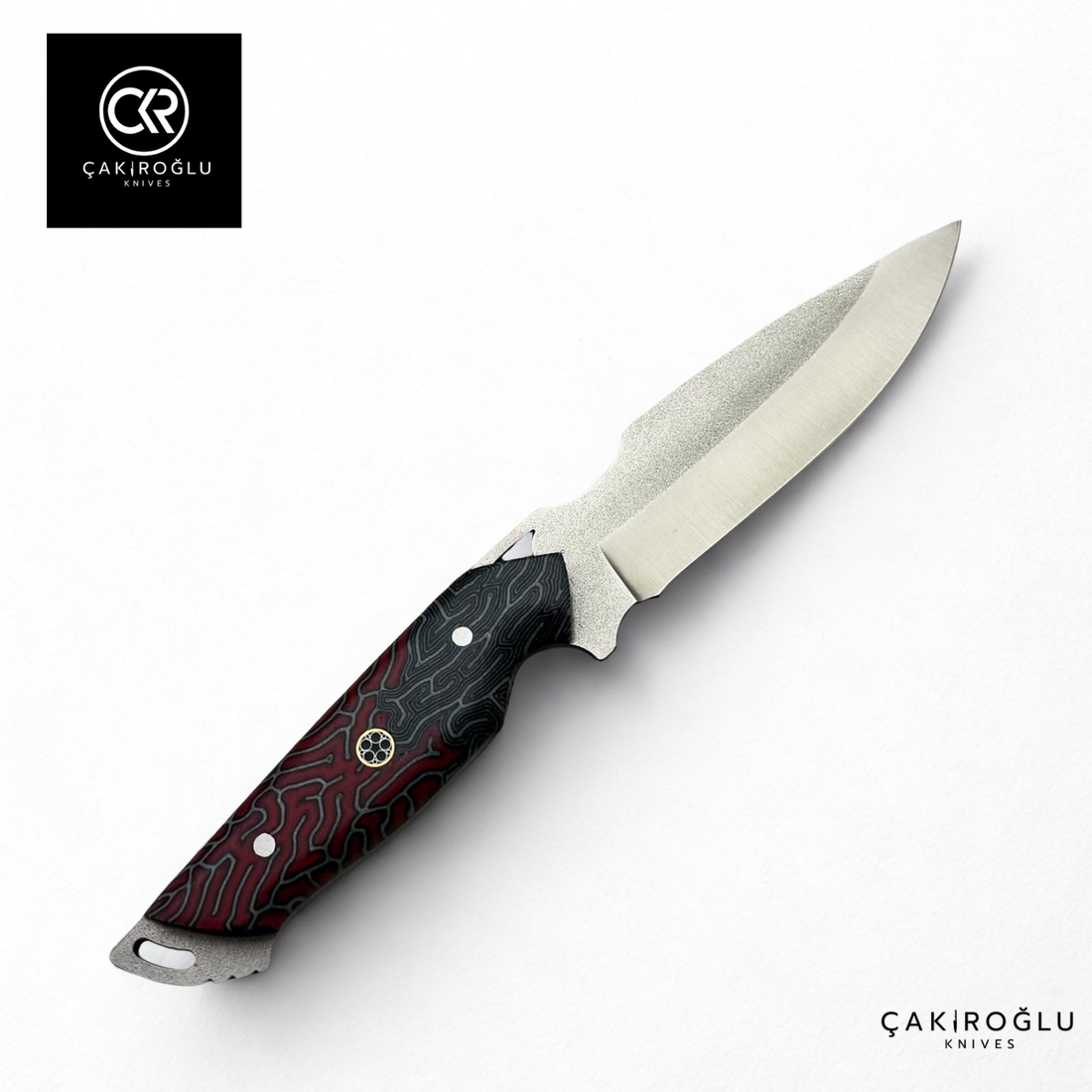 Handcrafted Custom-made Böhler N690 Steel & G-carta Handle Hunting Knife