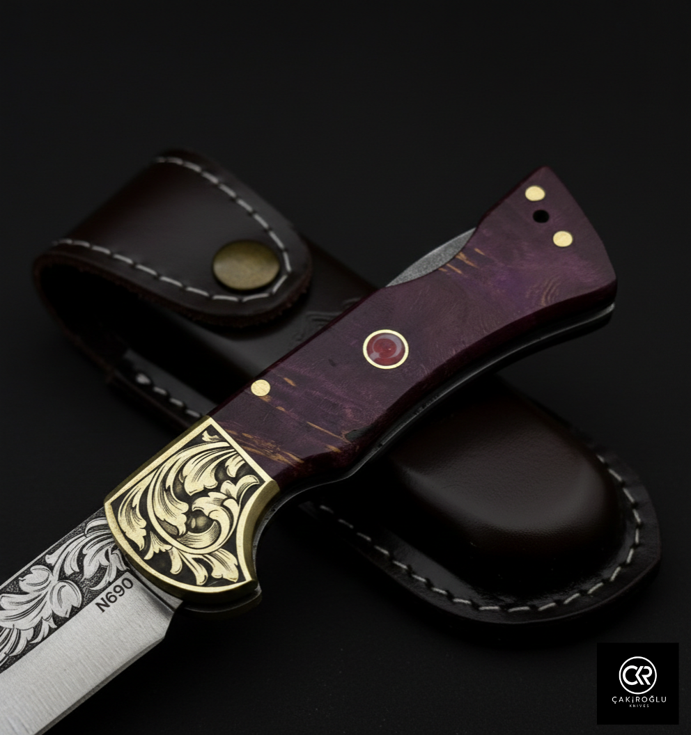 Corvus Series - Custom Handcrafted Folding Knife - Limited Edition