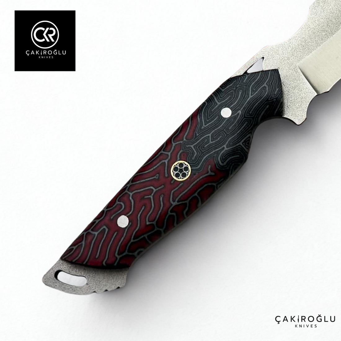 N690 Handcrafted Custom-made Böhler N690 Steel & G-carta Handle Hunting Kni ...