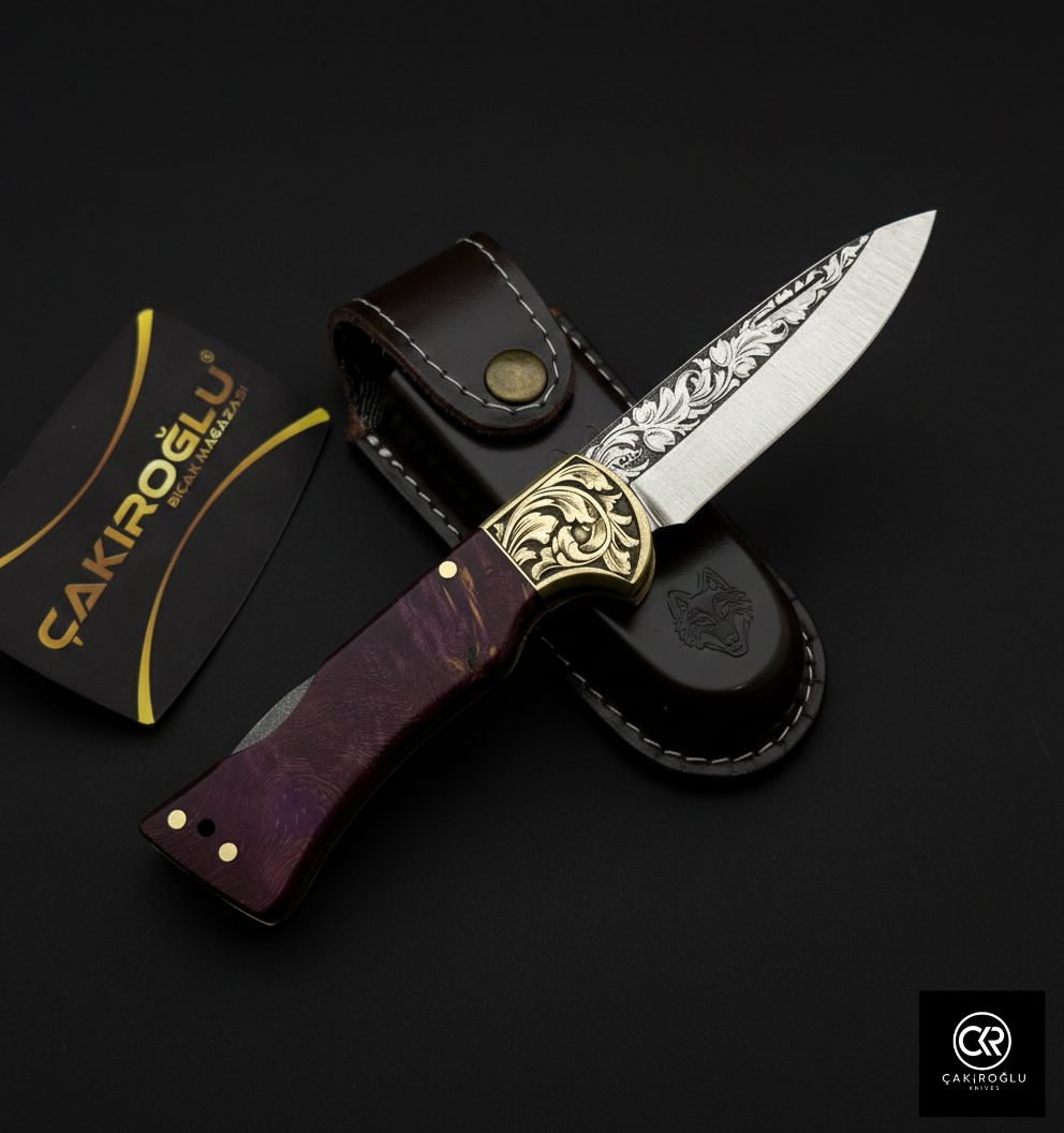 Corvus Series - Custom Handcrafted Folding Knife - Limited Edition
