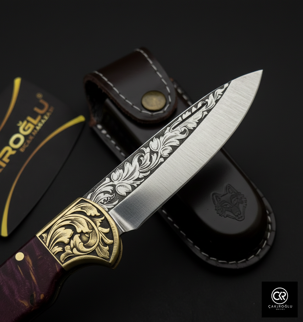 Corvus Series - Custom Handcrafted Folding Knife - Limited Edition