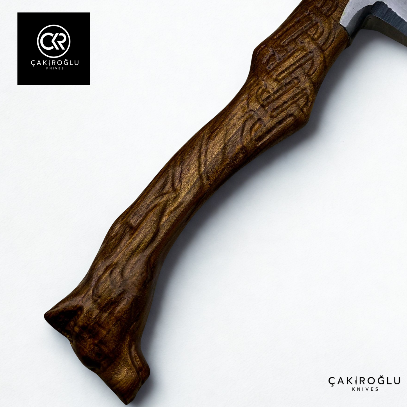 Specially Handworked Wolf Head Design Handmade Camping Axe