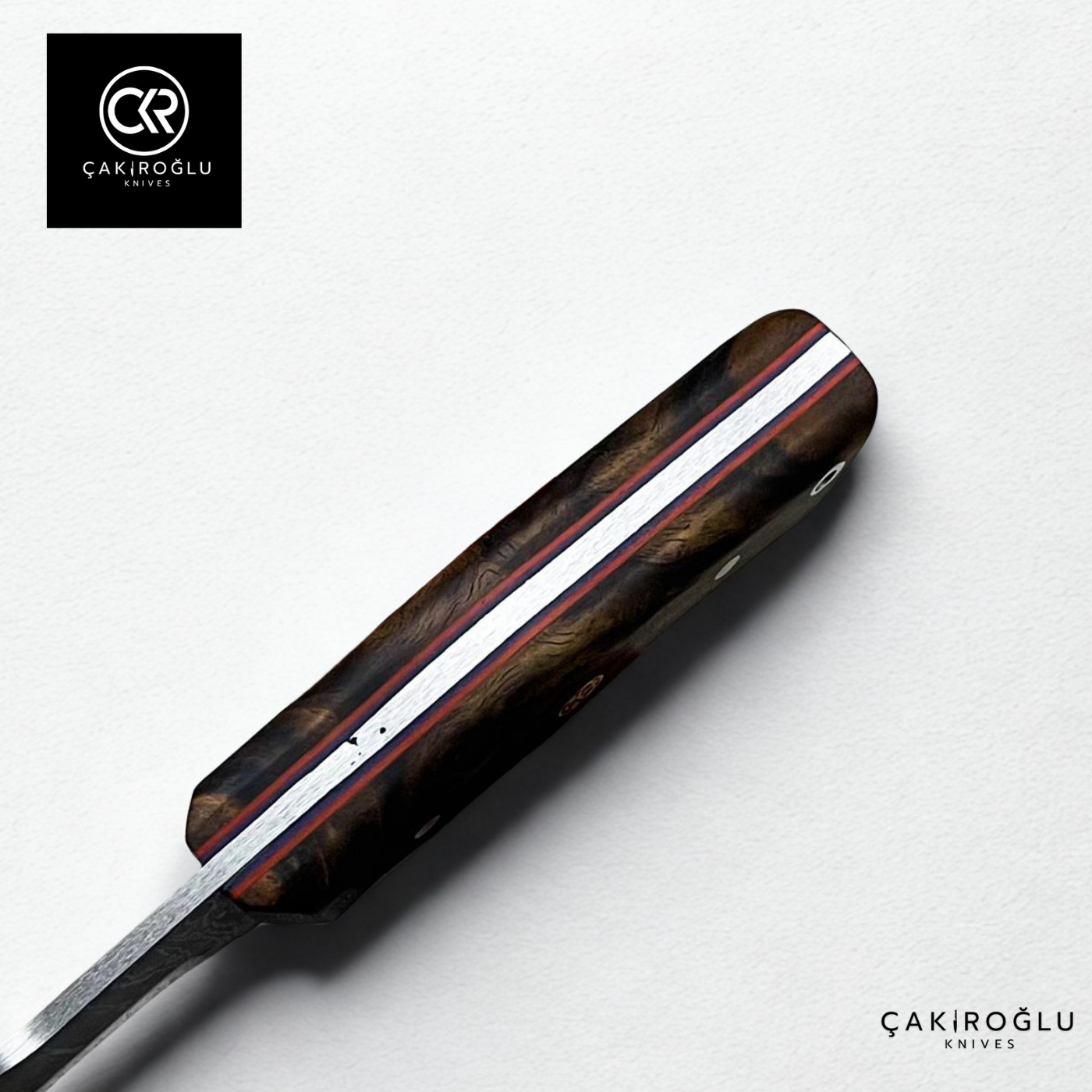 Handcrafted Custom-made Damascus Steel Hunting Knife