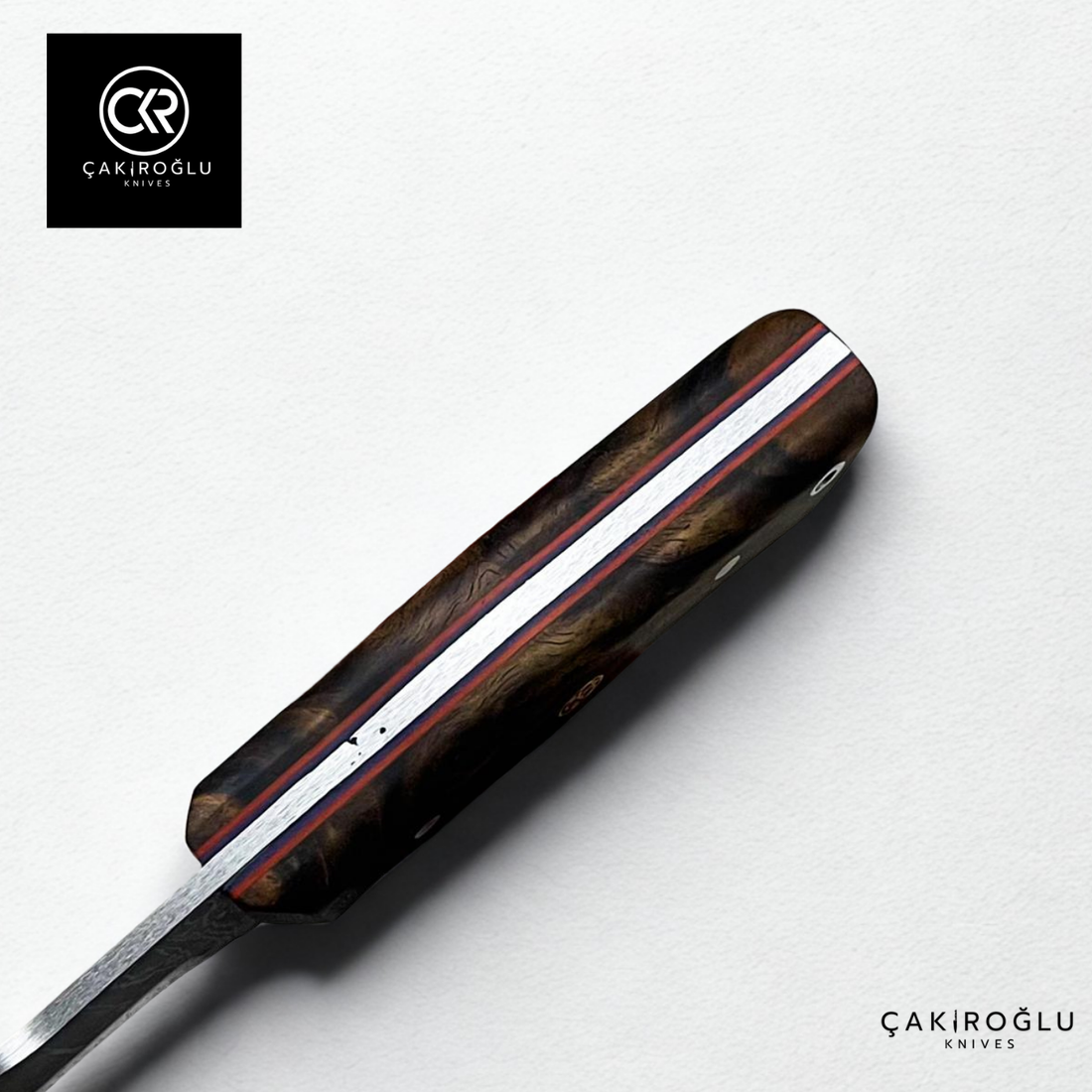 Handcrafted Custom-made Damascus Steel Hunting Knife