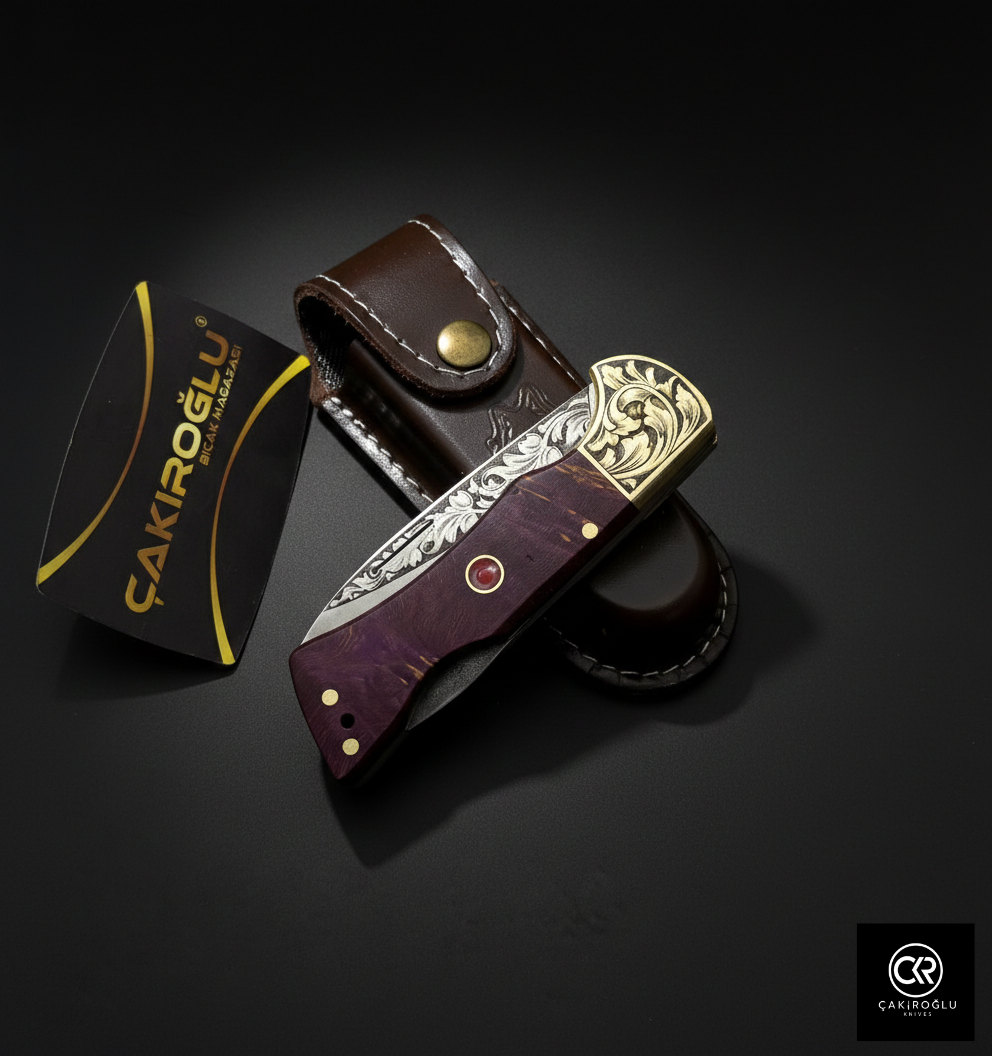 Corvus Series - Custom Handcrafted Folding Knife - Limited Edition