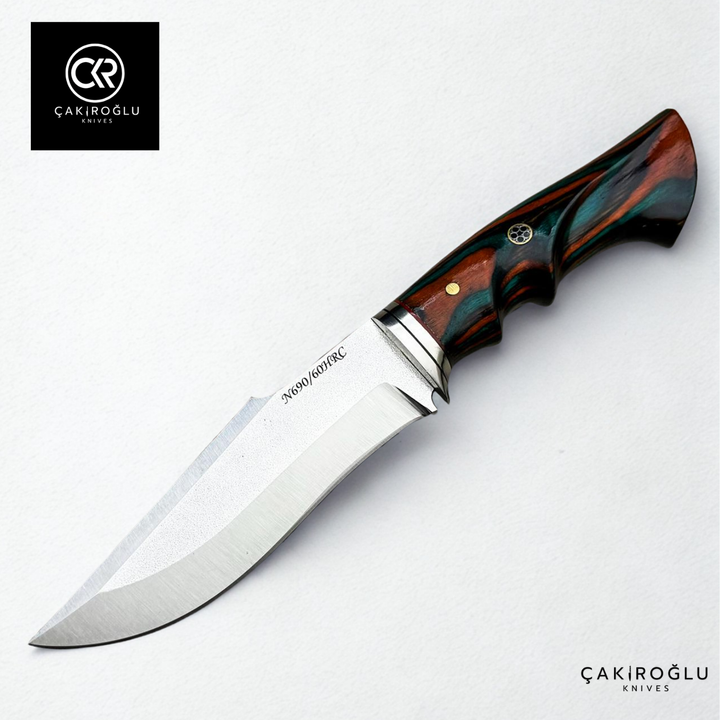Heritage 281 OceanFlame & Aluminum Apron Edition - N690 Steel Handcrafted Knife