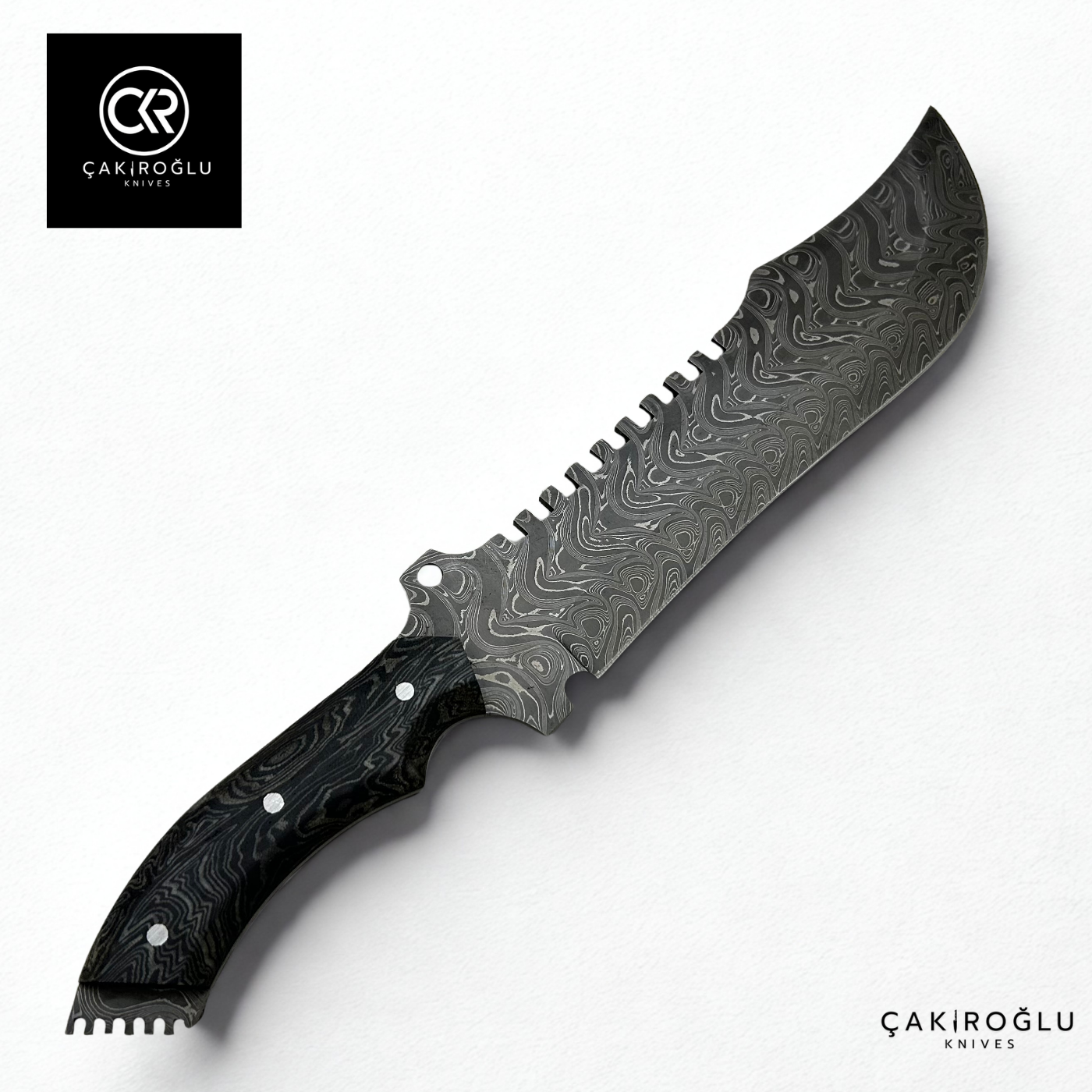 Ironhowl Exclusive Edition - Handcrafted Damascus Steel Jungle Machete