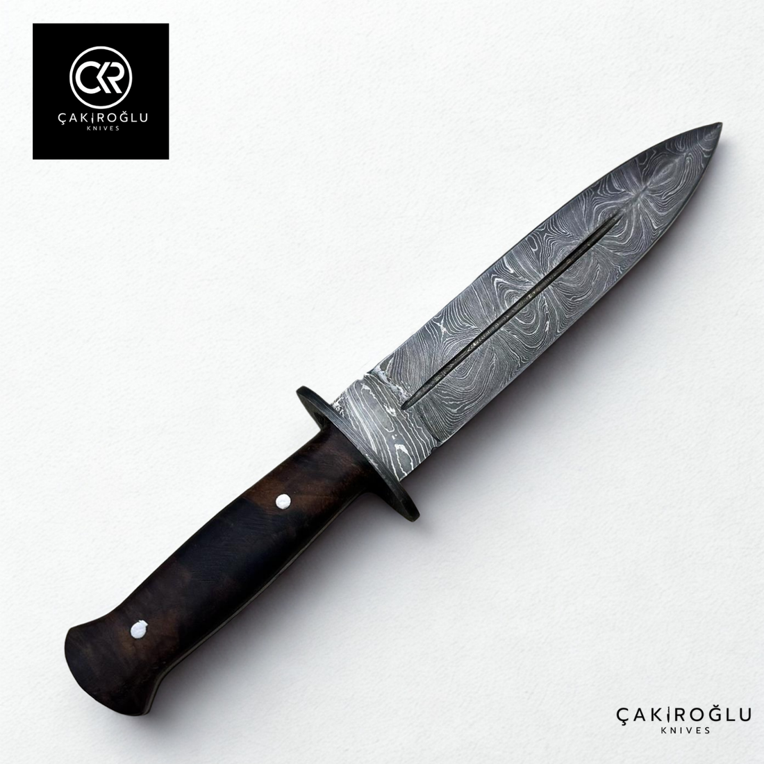 Çakıroğlu Damascus Dagger – Handcrafted Collector’s Knife