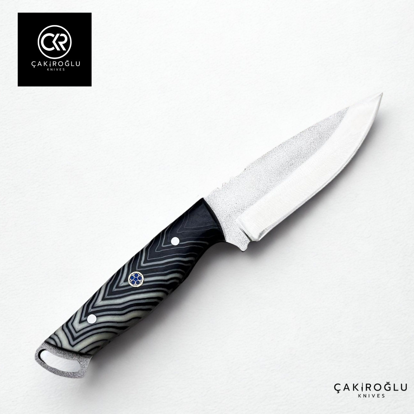 Handcrafted Custom-made Böhler N690 Steel & G-carta Handle Hunting Knife