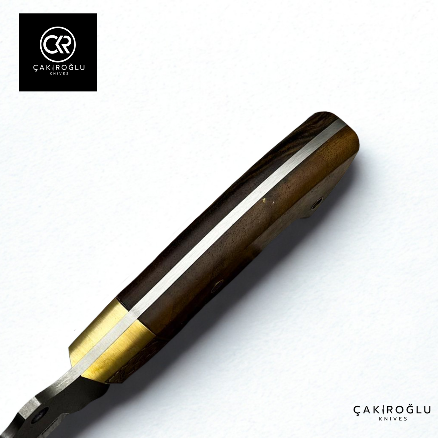 Handcrafted Special Hunt/Camping Knife - Böhler N690 Steel & Engraved Brass Apron