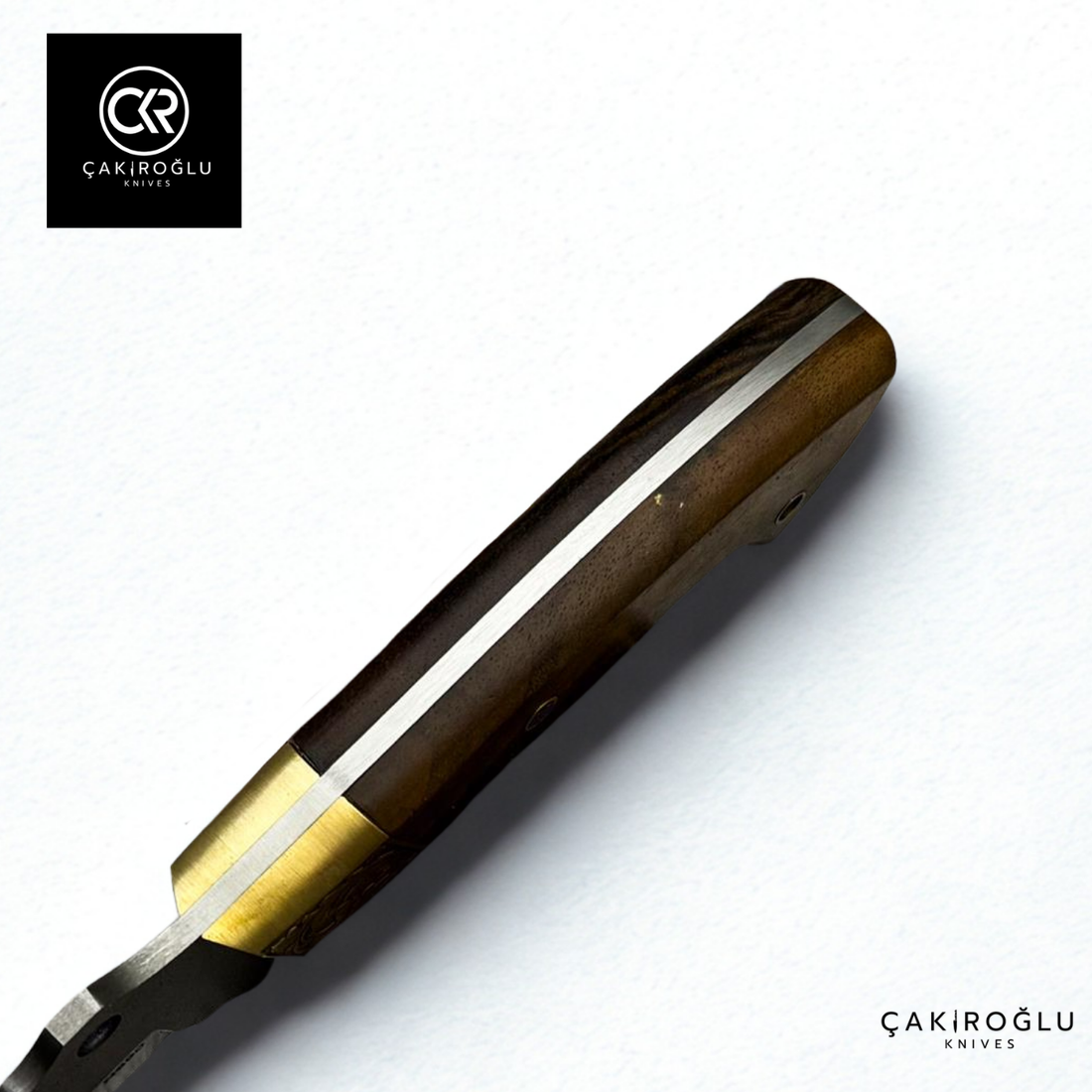 Handcrafted Special Hunt/Camping Knife - Böhler N690 Steel & Engraved Brass Apron