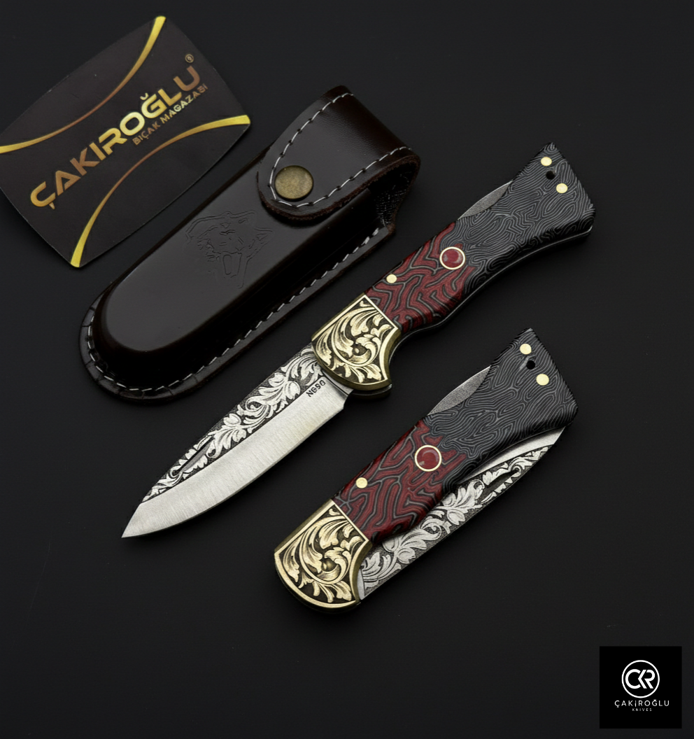 Corvus Series - Custom Handcrafted Folding Knife - Limited Edition