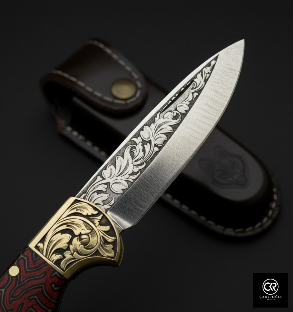 Corvus Series - Custom Handcrafted Folding Knife - Limited Edition