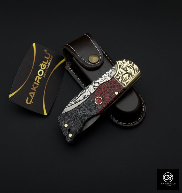 Corvus Series - Custom Handcrafted Folding Knife - Limited Edition