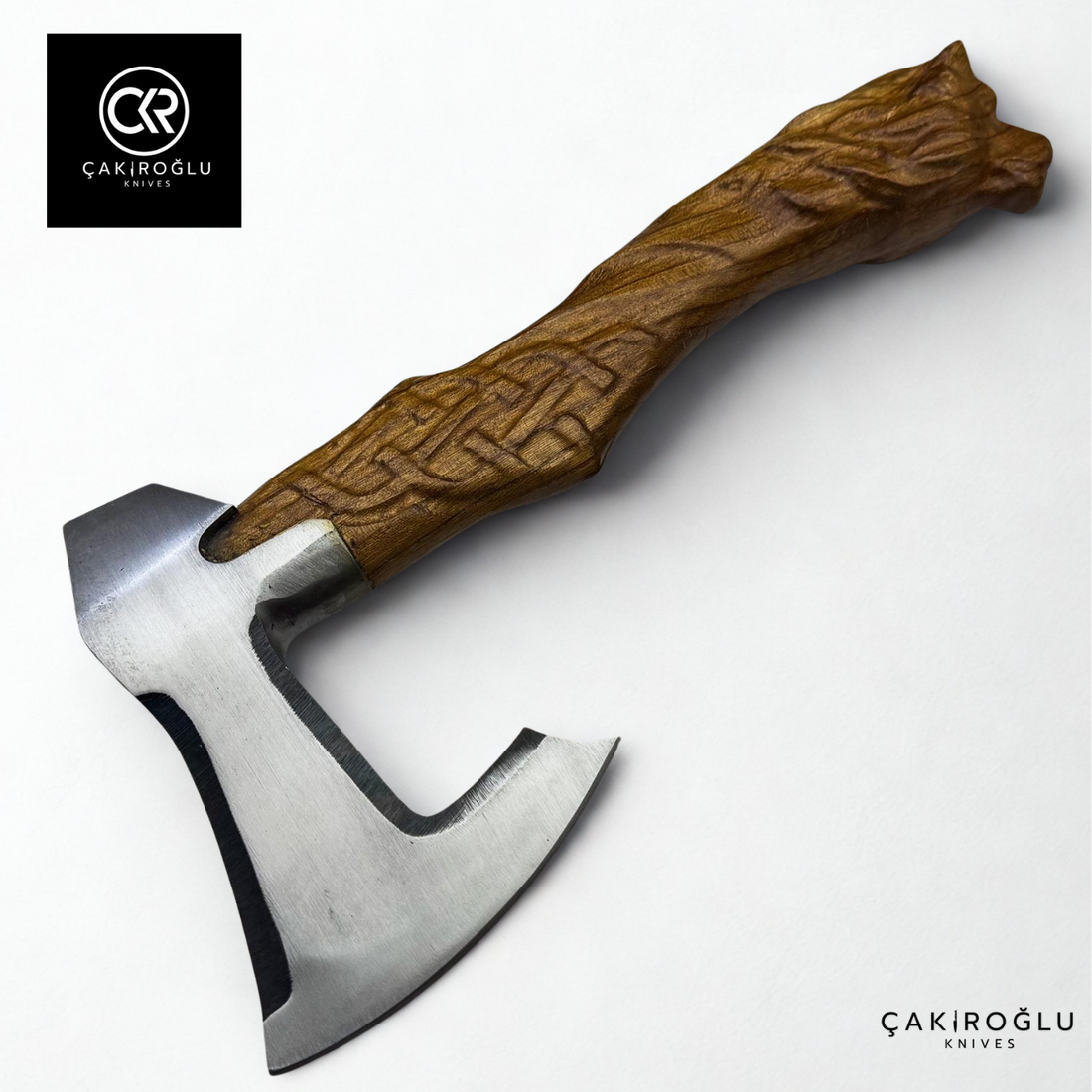 Specially Handworked Lion Head Design Handmade Camping Axe