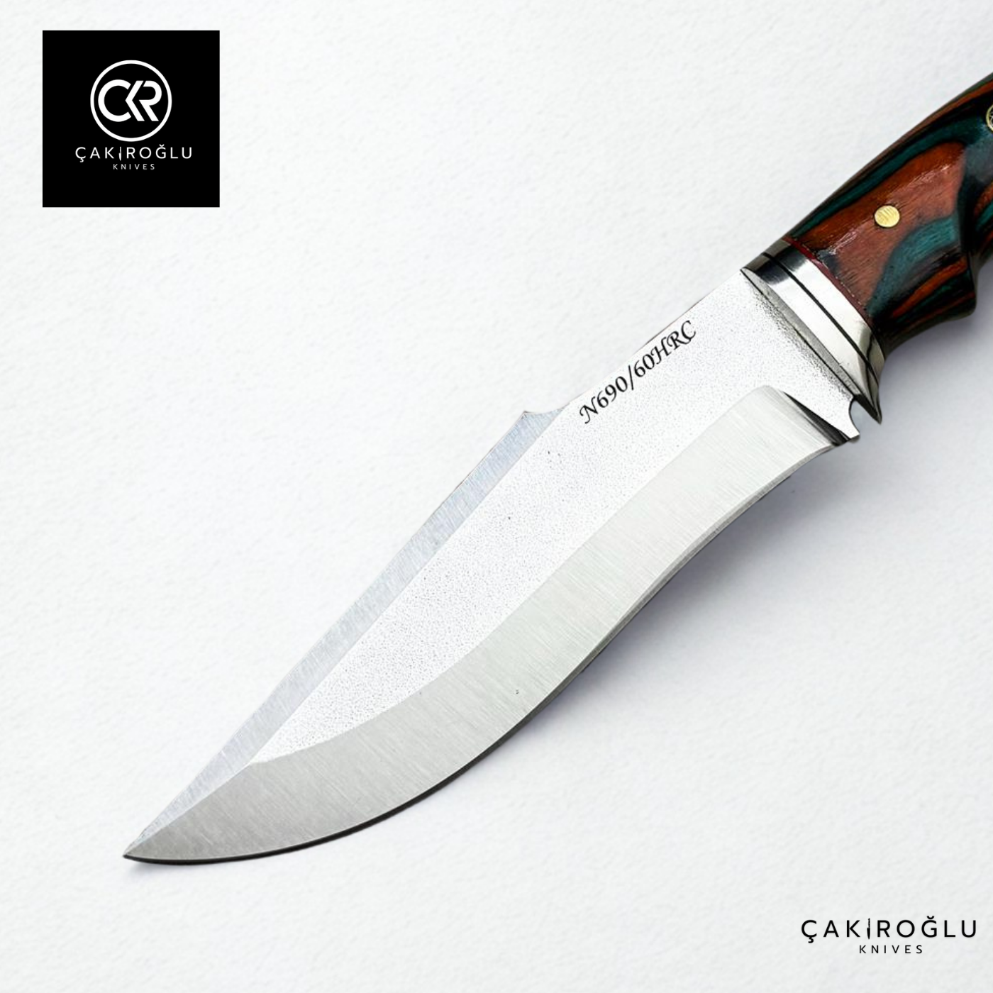 Heritage 281 OceanFlame & Aluminum Apron Edition - N690 Steel Handcrafted Knife