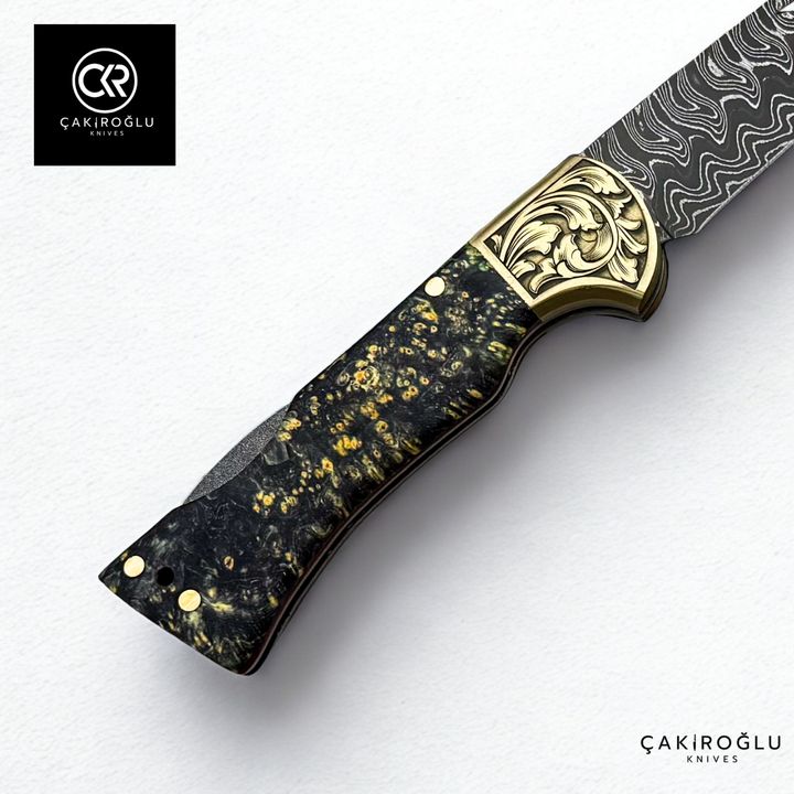 Corvus Series - Custom Handcrafted Folding Knife - Limited Edition