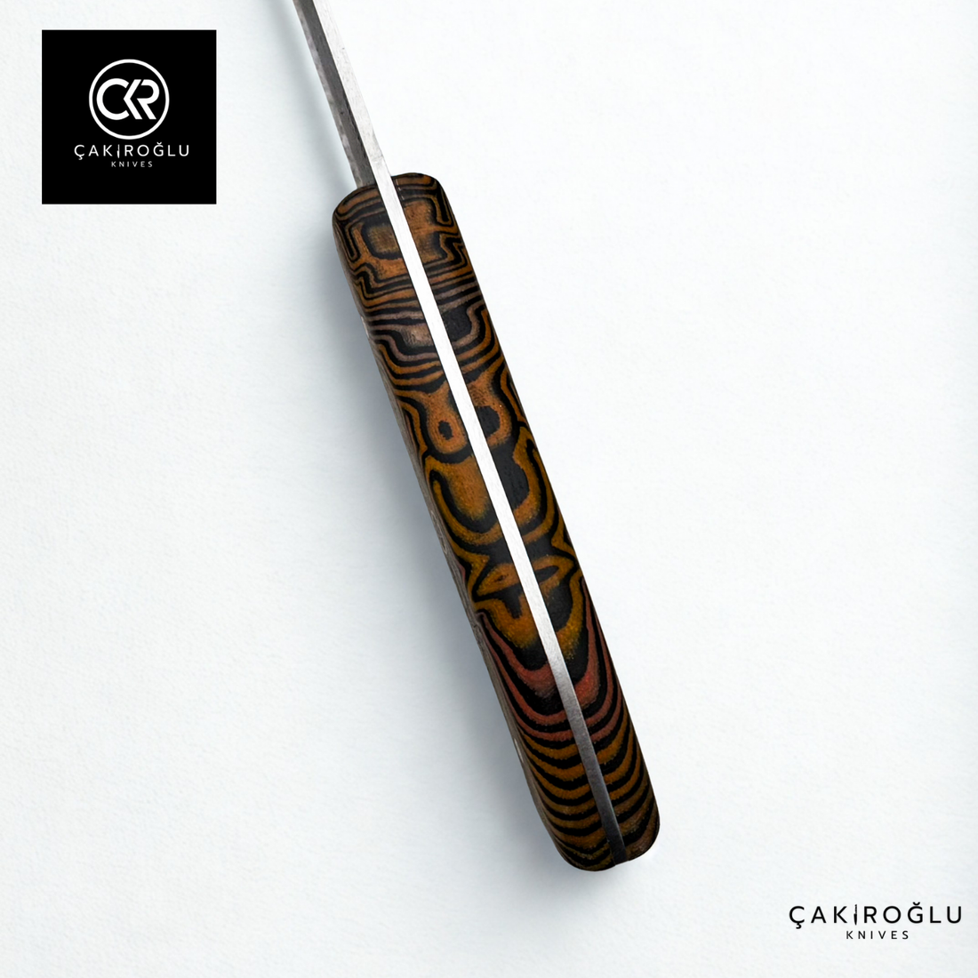 Santoku Model Handcrafted Chef Knife - Böhler N690 Steel & G-carta Handle