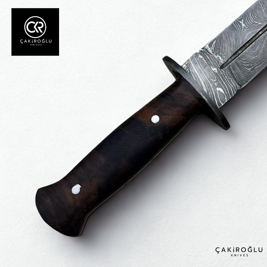 Çakıroğlu Damascus Dagger – Handcrafted Collector’s Knife