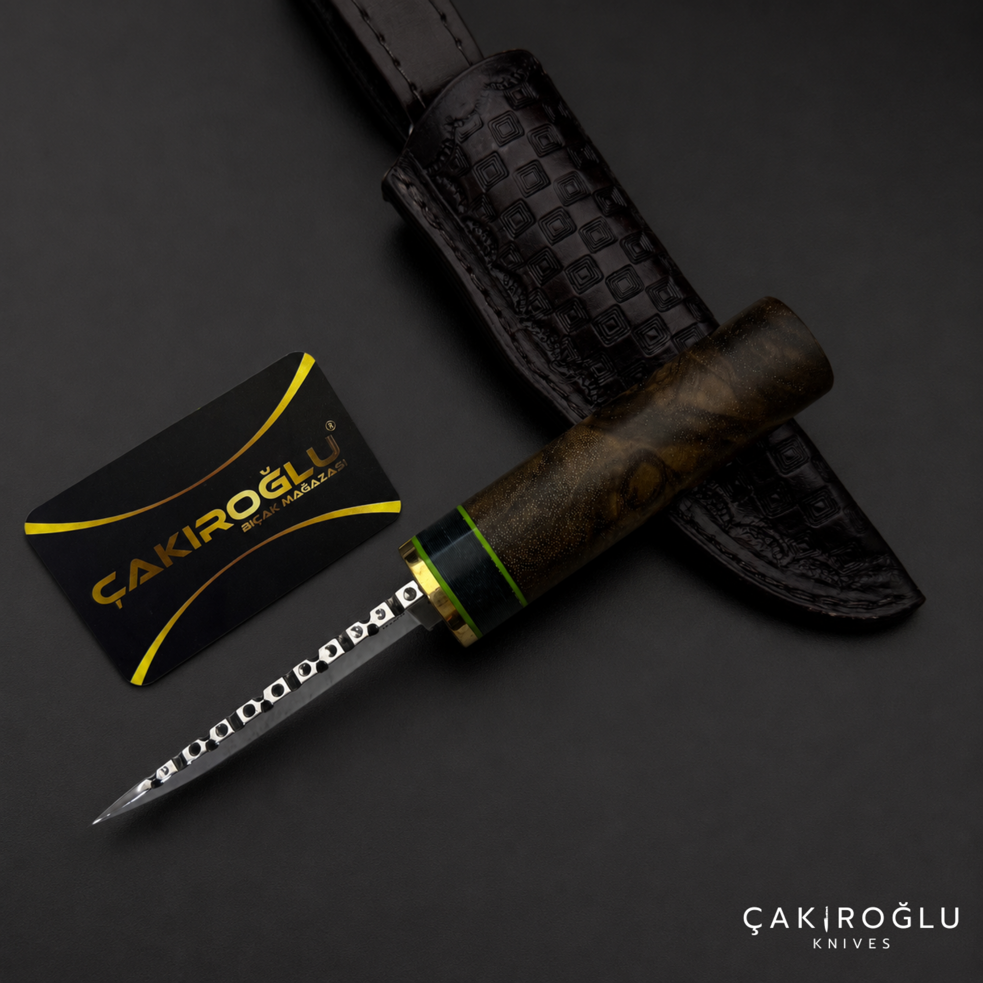 Handmade Puukko Knife with Sheath, N690 Steel, Walnut Handle