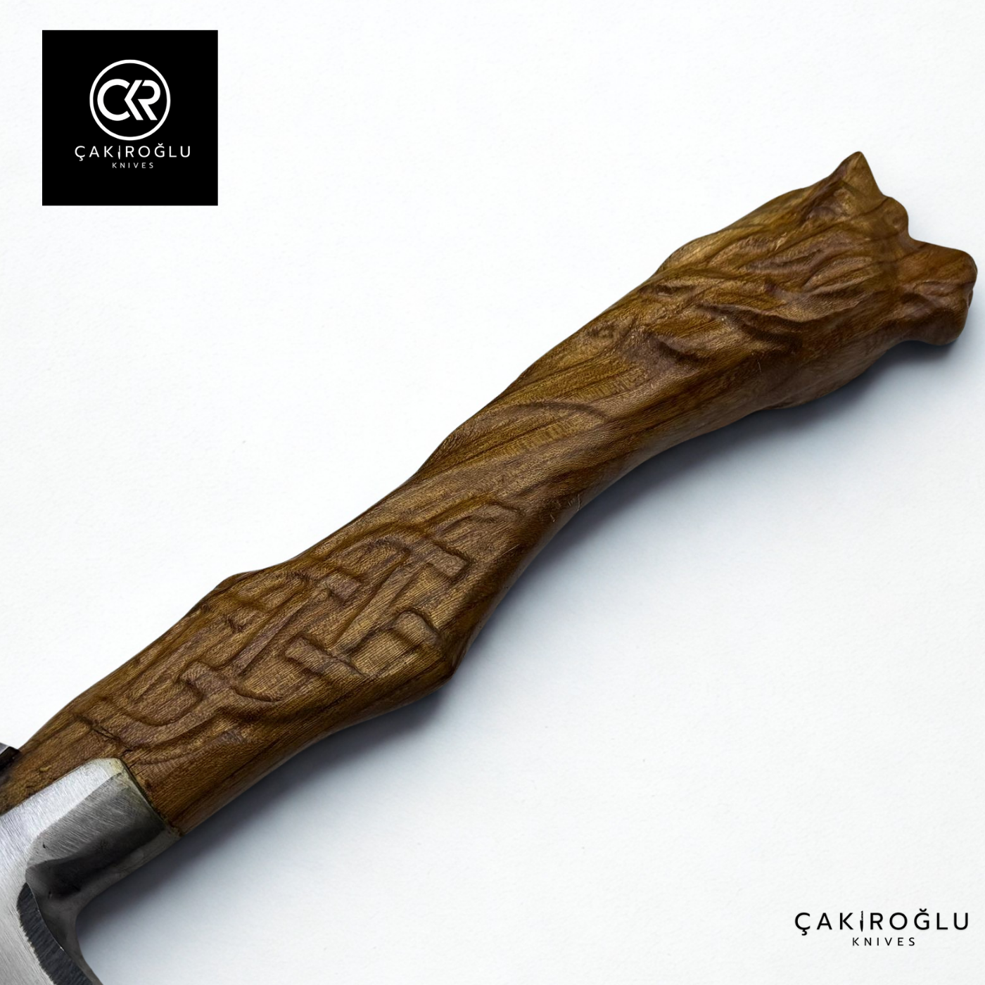 Specially Handworked Lion Head Design Handmade Camping Axe