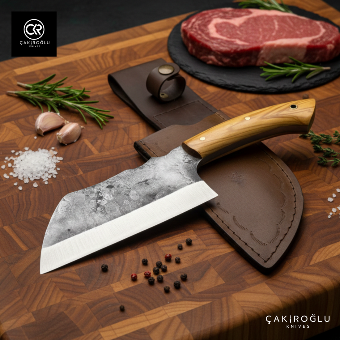 Almazan 556 Handcrafted Camping Chef Knife