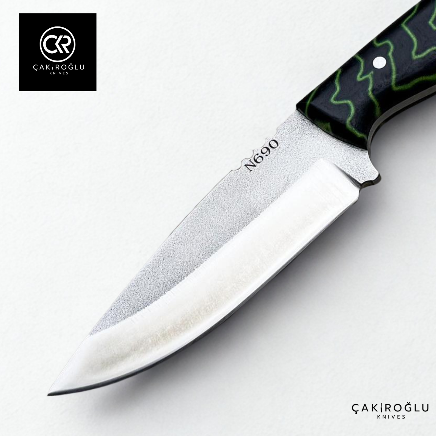 Handcrafted Custom-made Böhler N690 Steel & G-carta Handle Hunting Knife