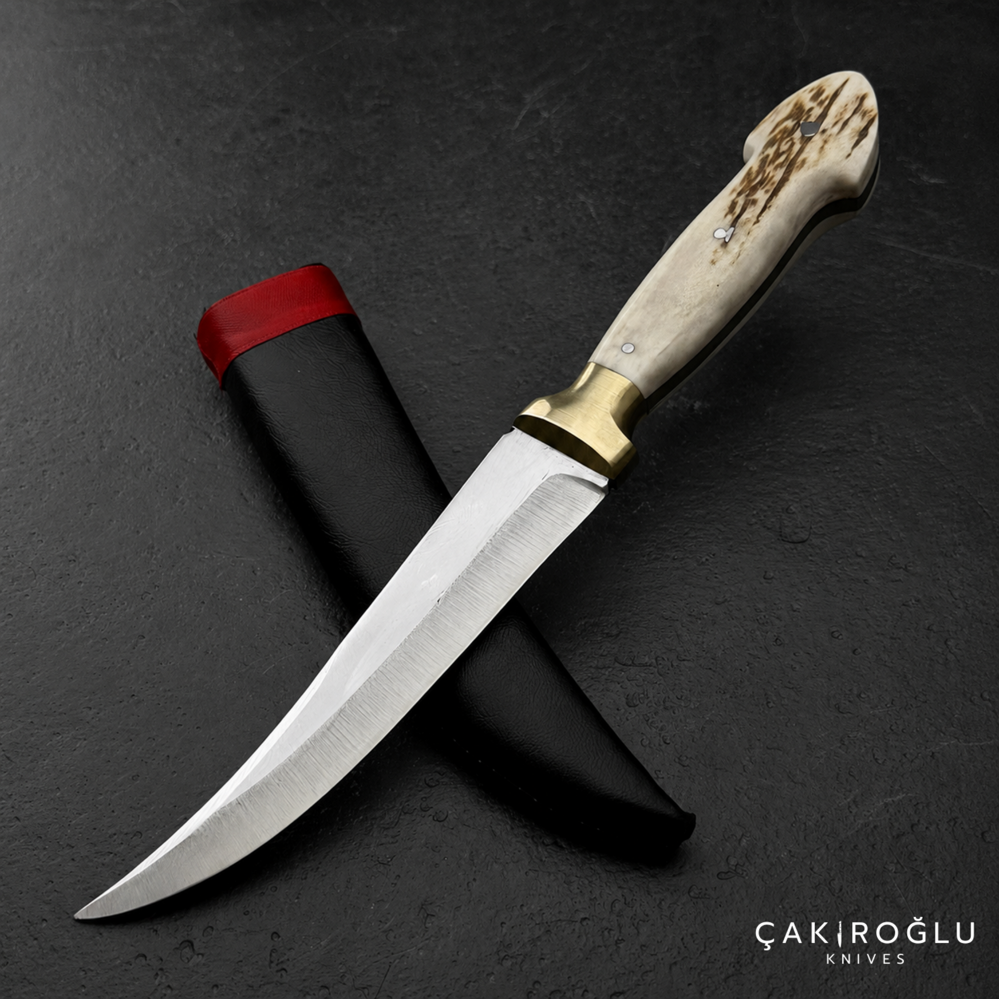 Handmade Stainless Steel Hunting Dagger Knife with Sheath