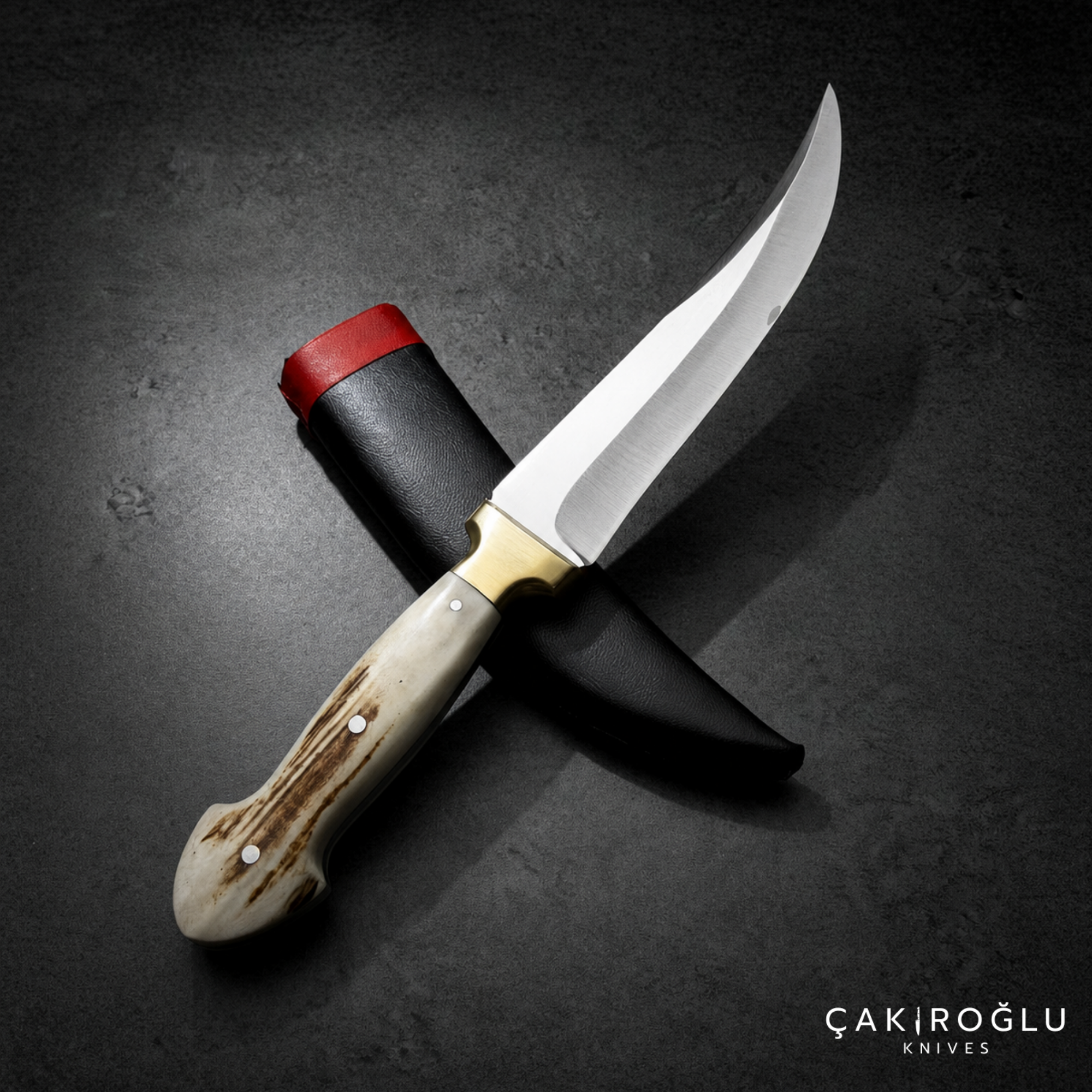 Handmade Stainless Steel Hunting Dagger Knife with Sheath