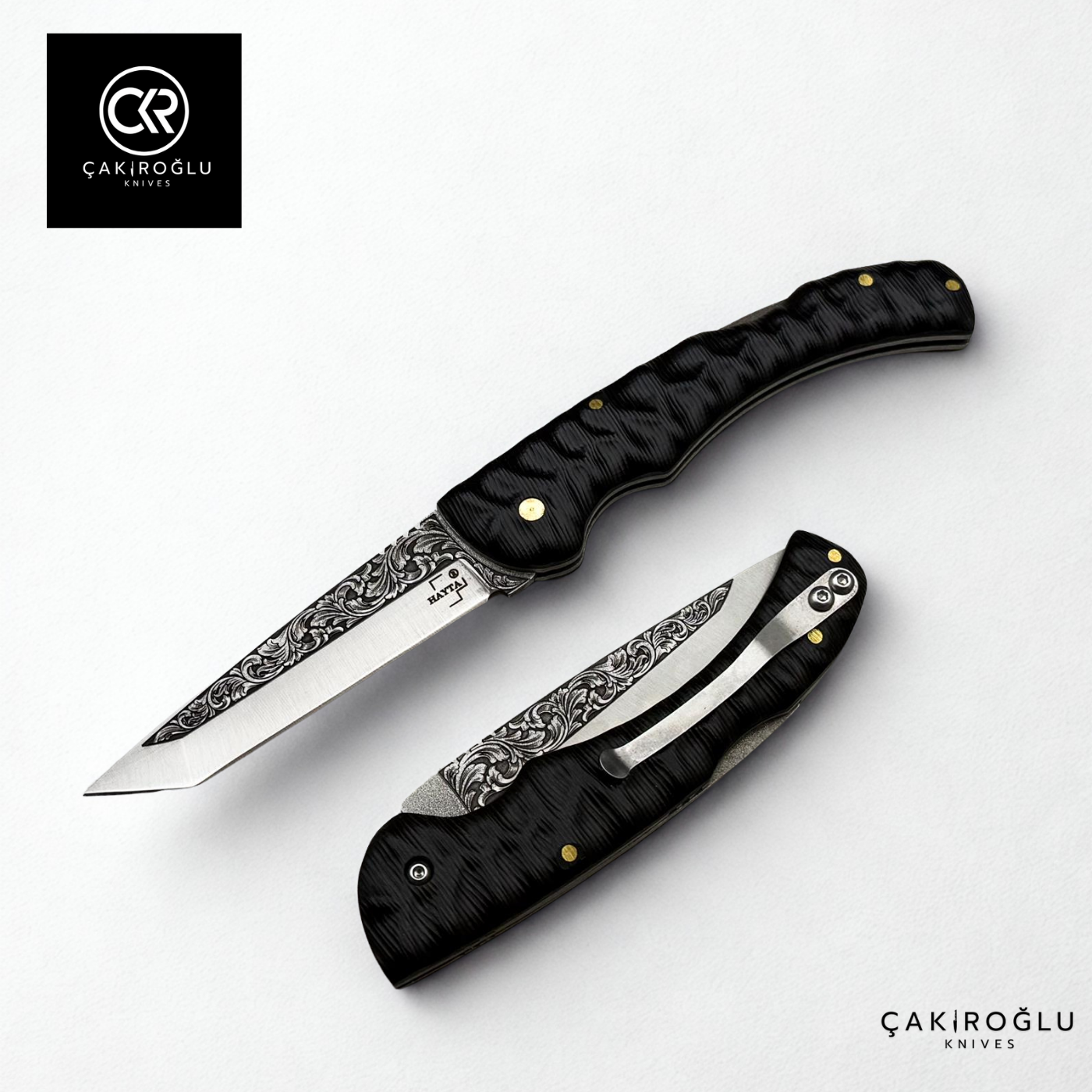 Hayta 856 - Handcrafted Tanto Model Folding Knife