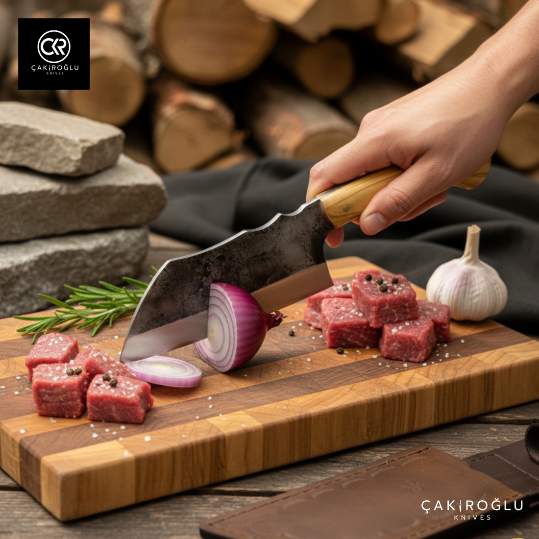 Almazan 556 Handcrafted Camping Chef Knife