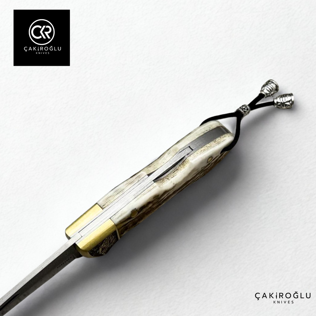 Showy Elite Small Size Handcrafted Custom-made Folding Knife - N690 Böhler Steel & Engraved Apron