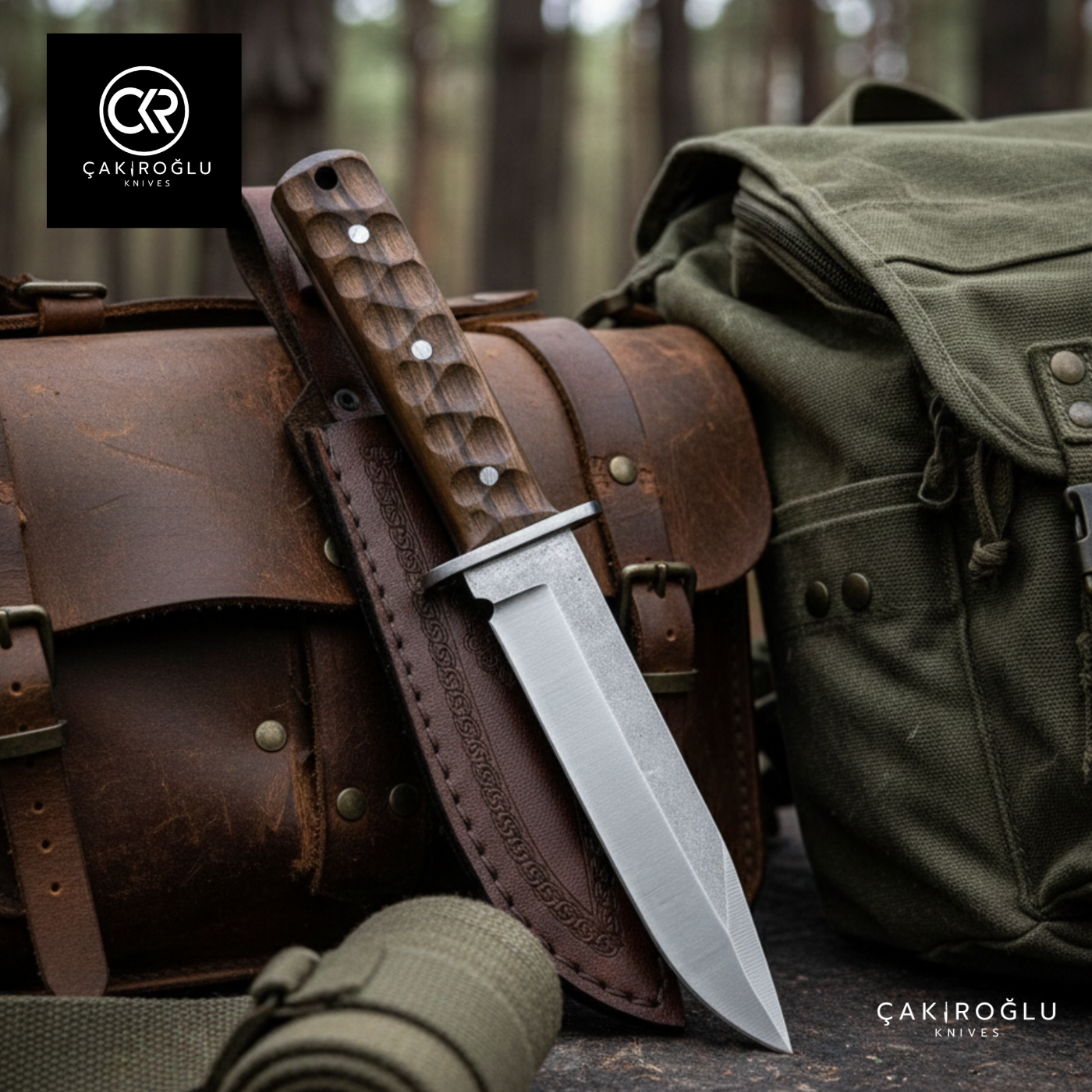 Handcrafted Outdoor Hunting Knife