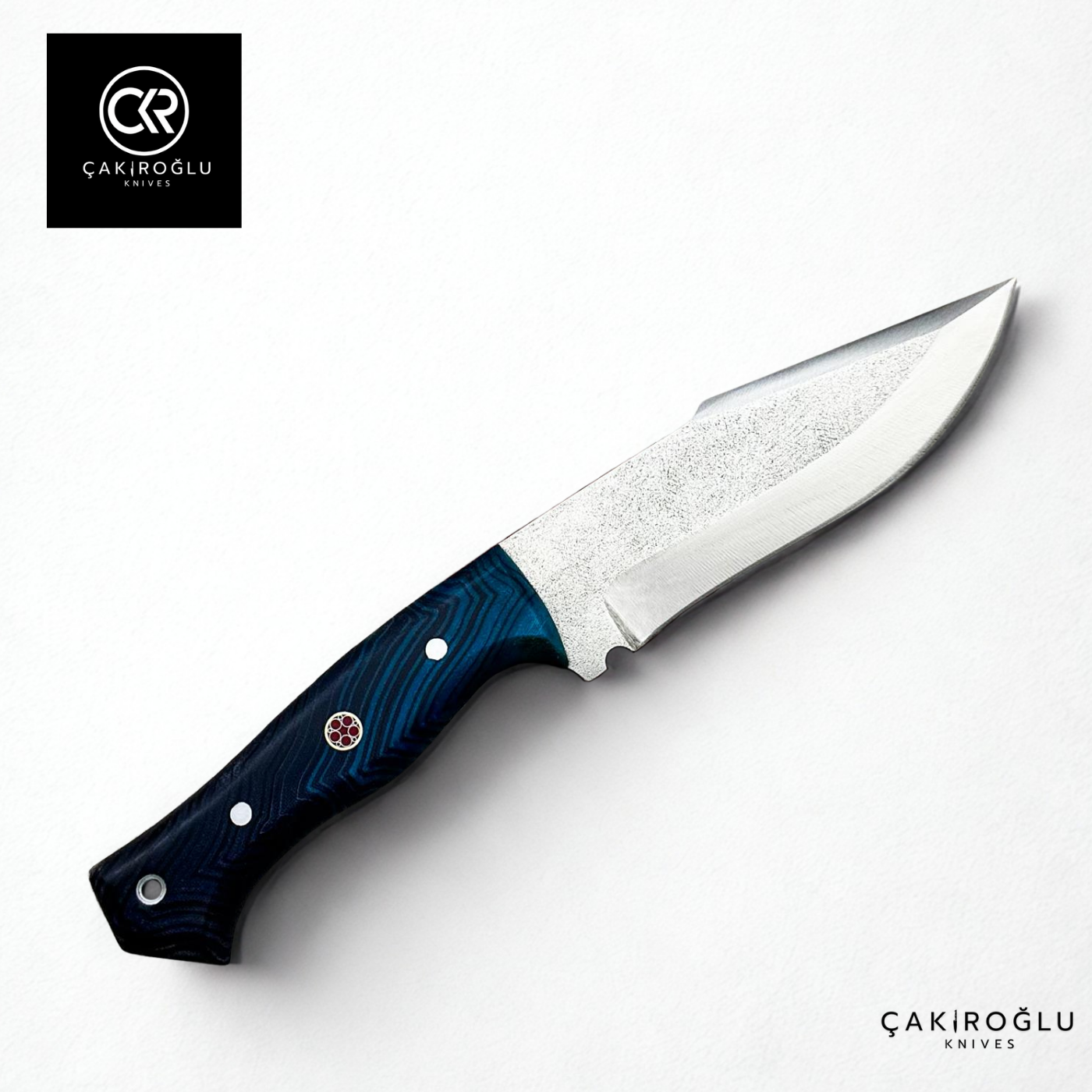 Handcrafted Custom-made Böhler N690 Steel & G-carta Handle Hunting Knife