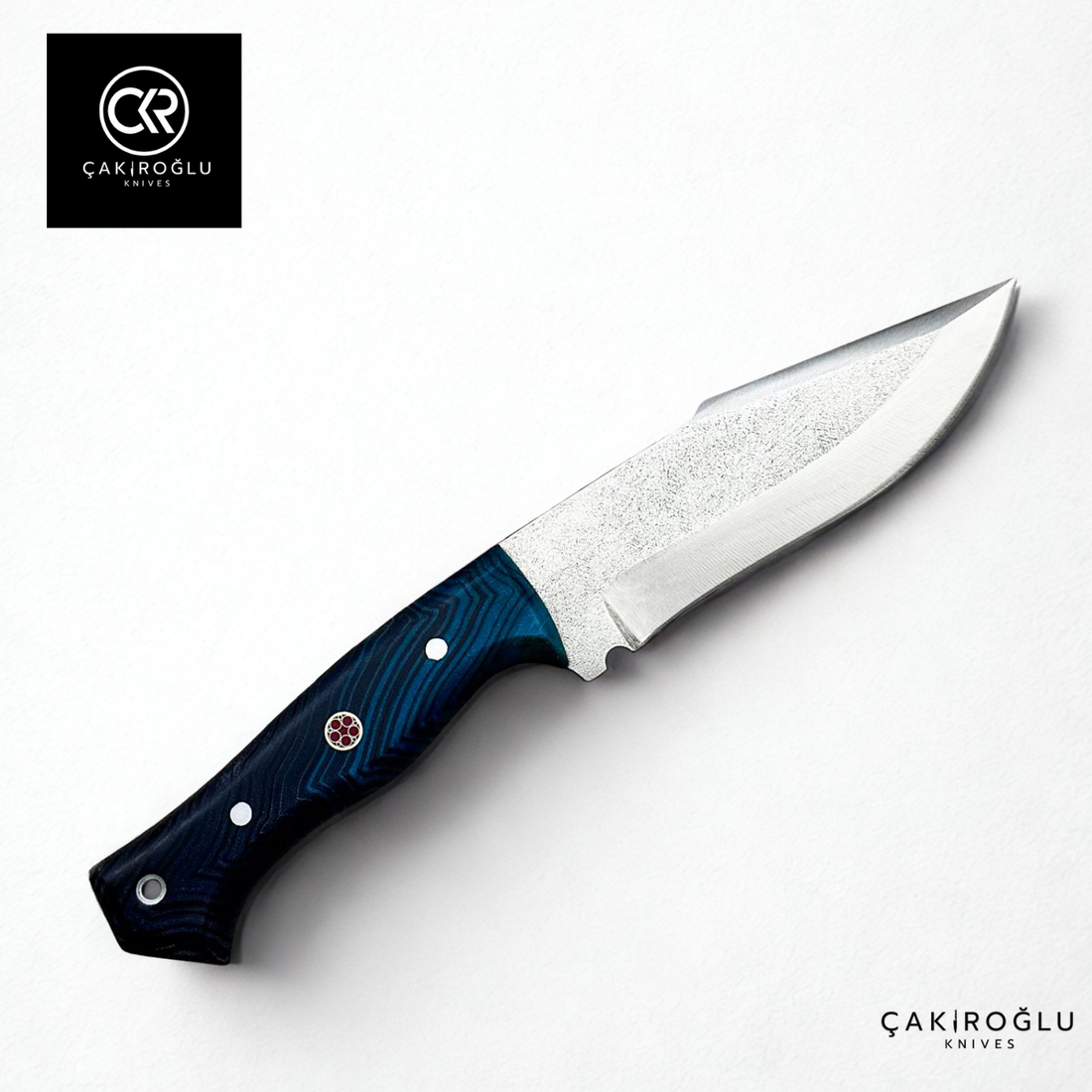 Handcrafted Custom-made Böhler N690 Steel & G-carta Handle Hunting Knife