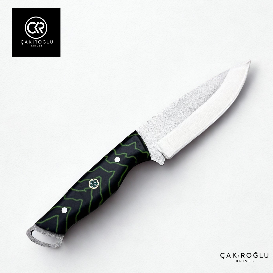 Handcrafted Custom-made Böhler N690 Steel & G-carta Handle Hunting Knife