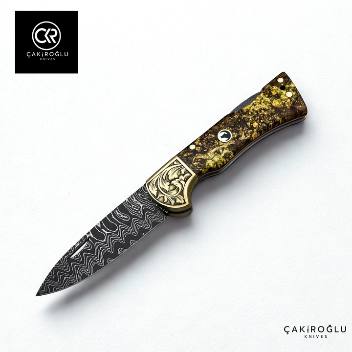 Corvus Series - Custom Handcrafted Folding Knife - Limited Edition