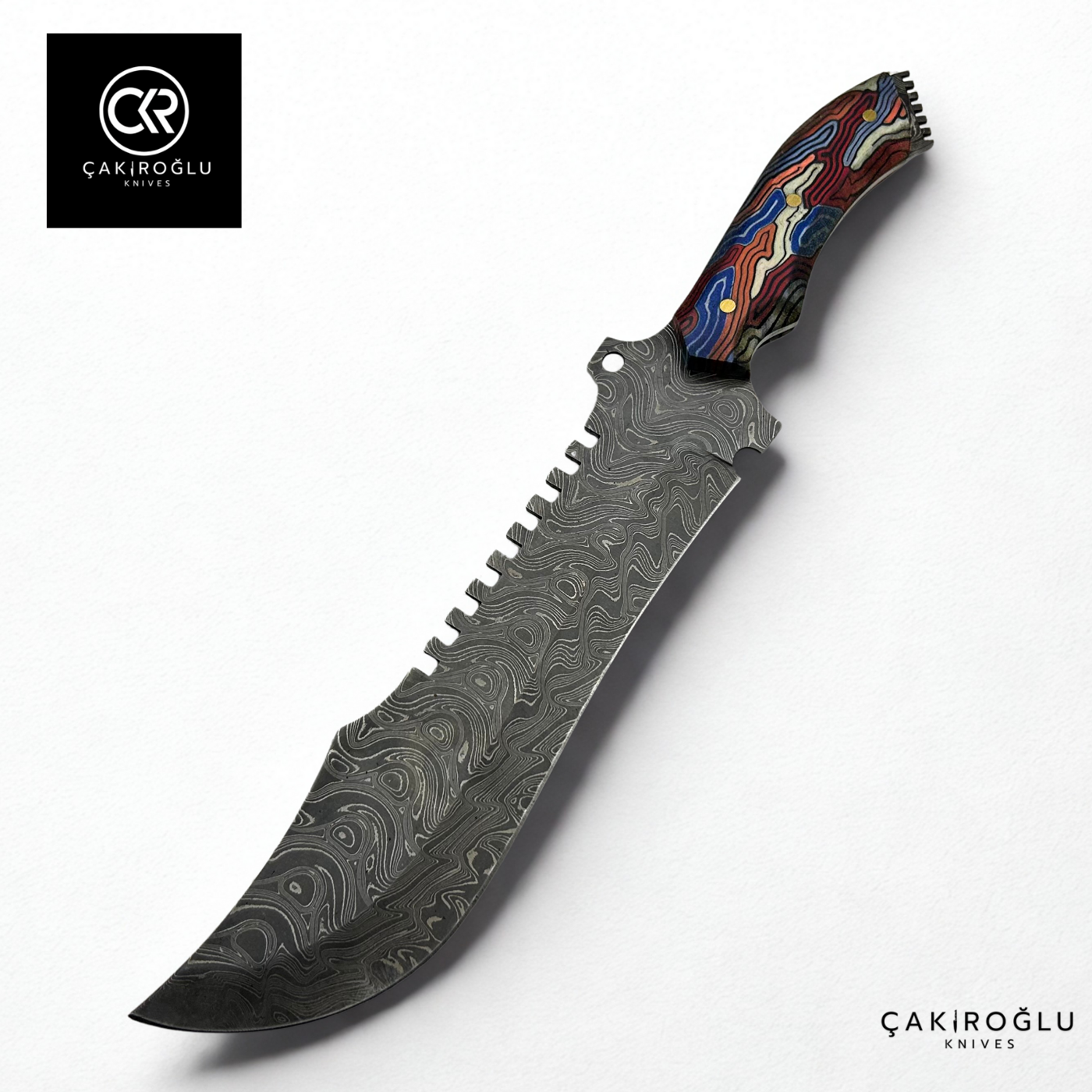 Ironhowl Exclusive Edition - Handcrafted Damascus Steel Jungle Machete
