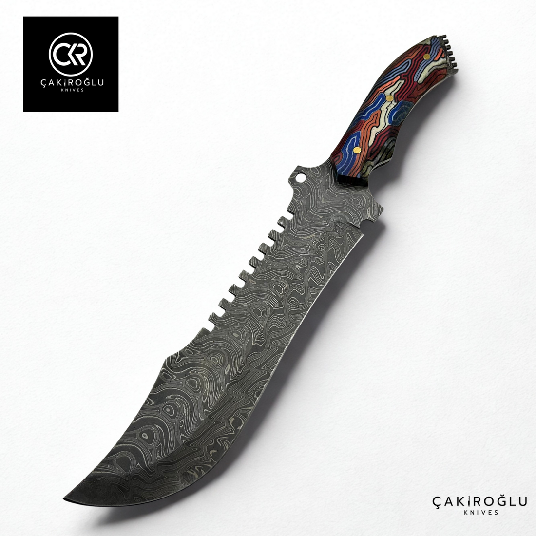 Ironhowl Exclusive Edition - Handcrafted Damascus Steel Jungle Machete