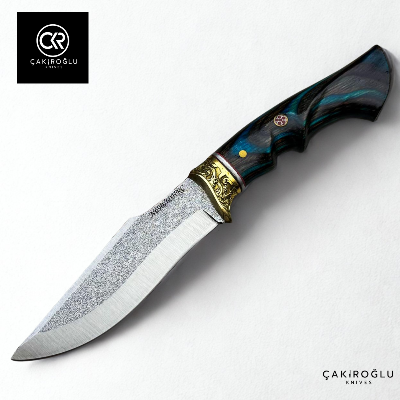 Heritage 296 Darkwave - Handcrafted Custom N690 Steel Hunting Knife