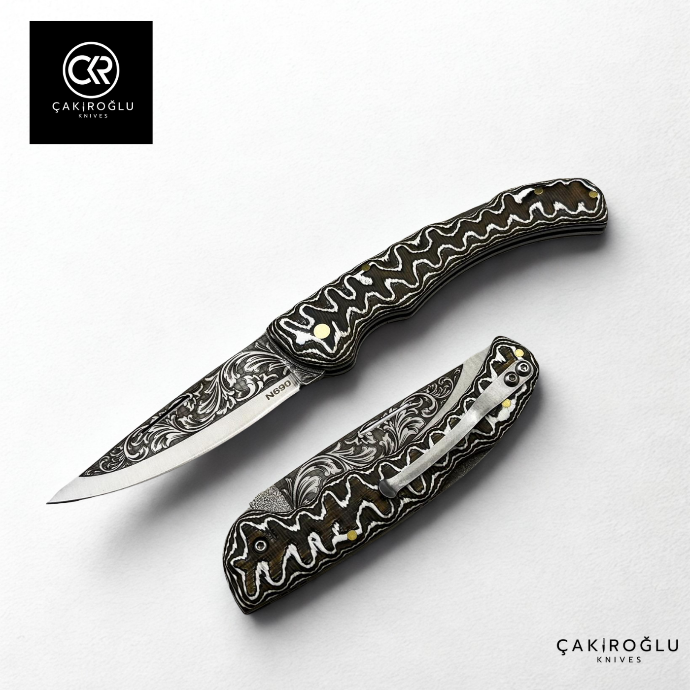 Hayta 838 Handcrafted Folding Knife - N690 Böhler Steel & Compact Handle