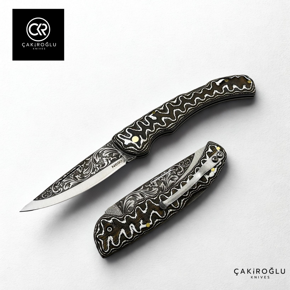 Hayta 838 Handcrafted Folding Knife - N690 Böhler Steel & Compact Handle