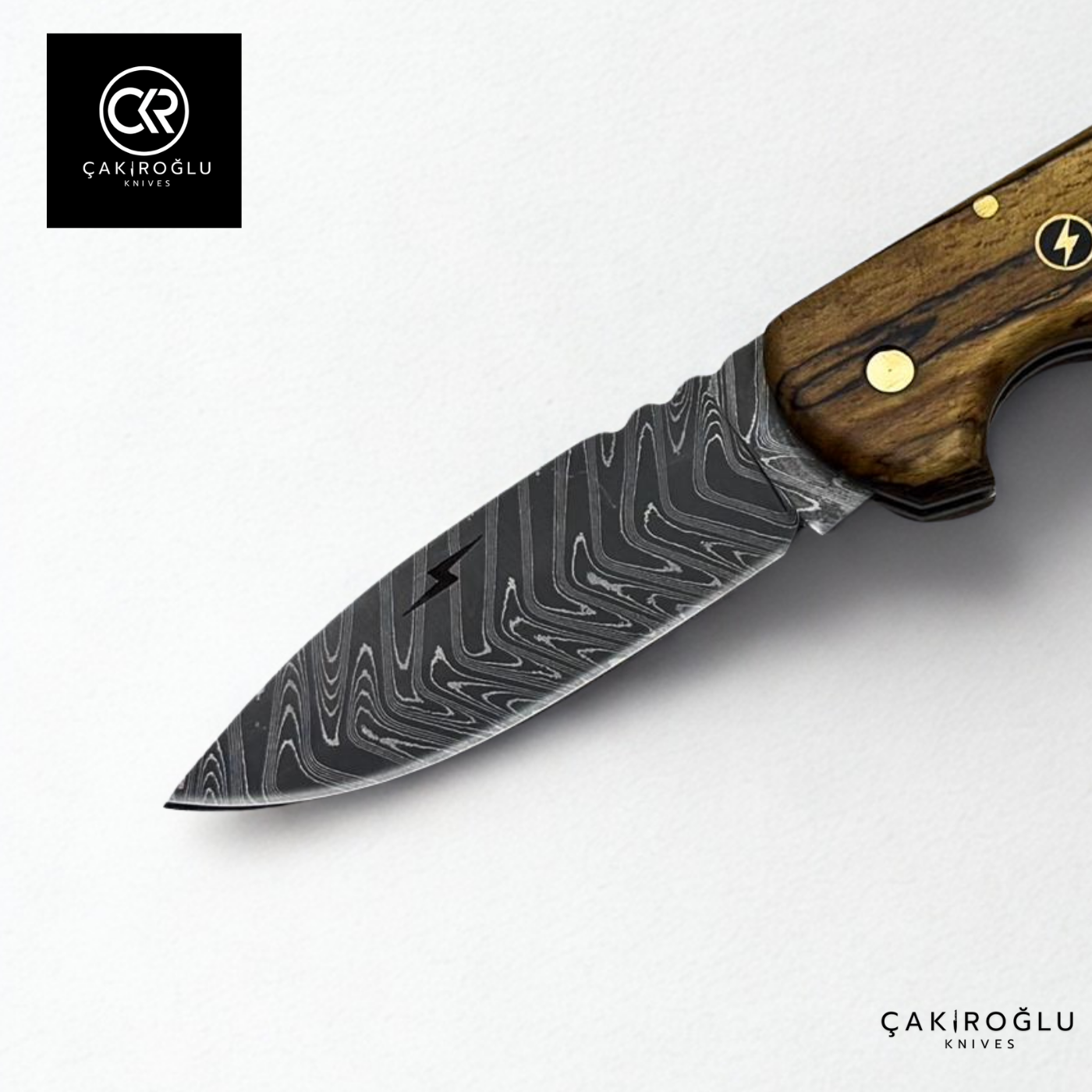 Handcrafted Custom Folding Knife - Damascus Steel