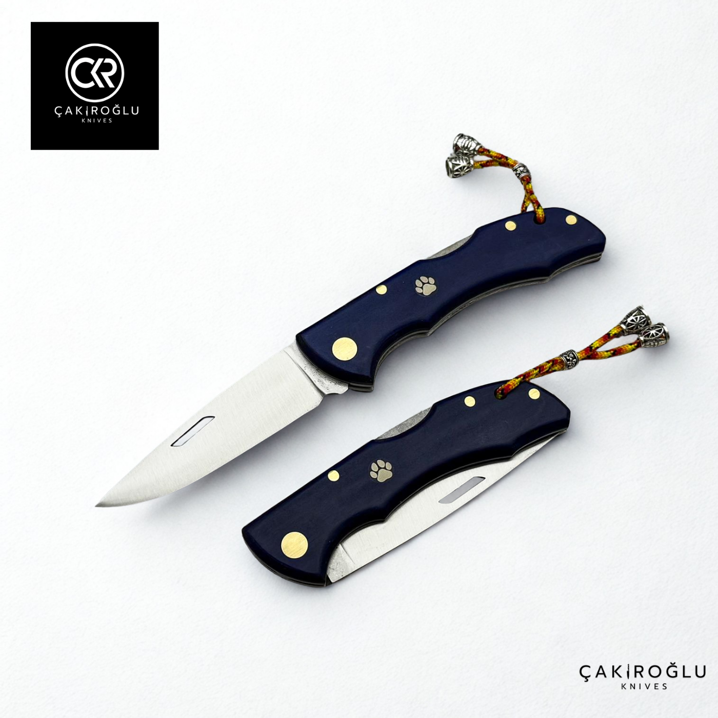 Showy Series Handcrafted Folding Knife - Micarta Handle