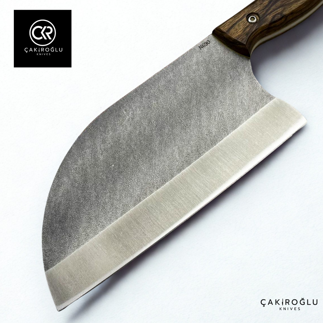 Almazan Pro – Böhler N690 Steel & Root Walnut Handle Handcrafted Camping Chef Knife