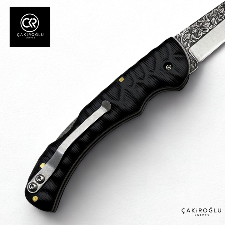 Hayta 856 - Handcrafted Tanto Model Folding Knife