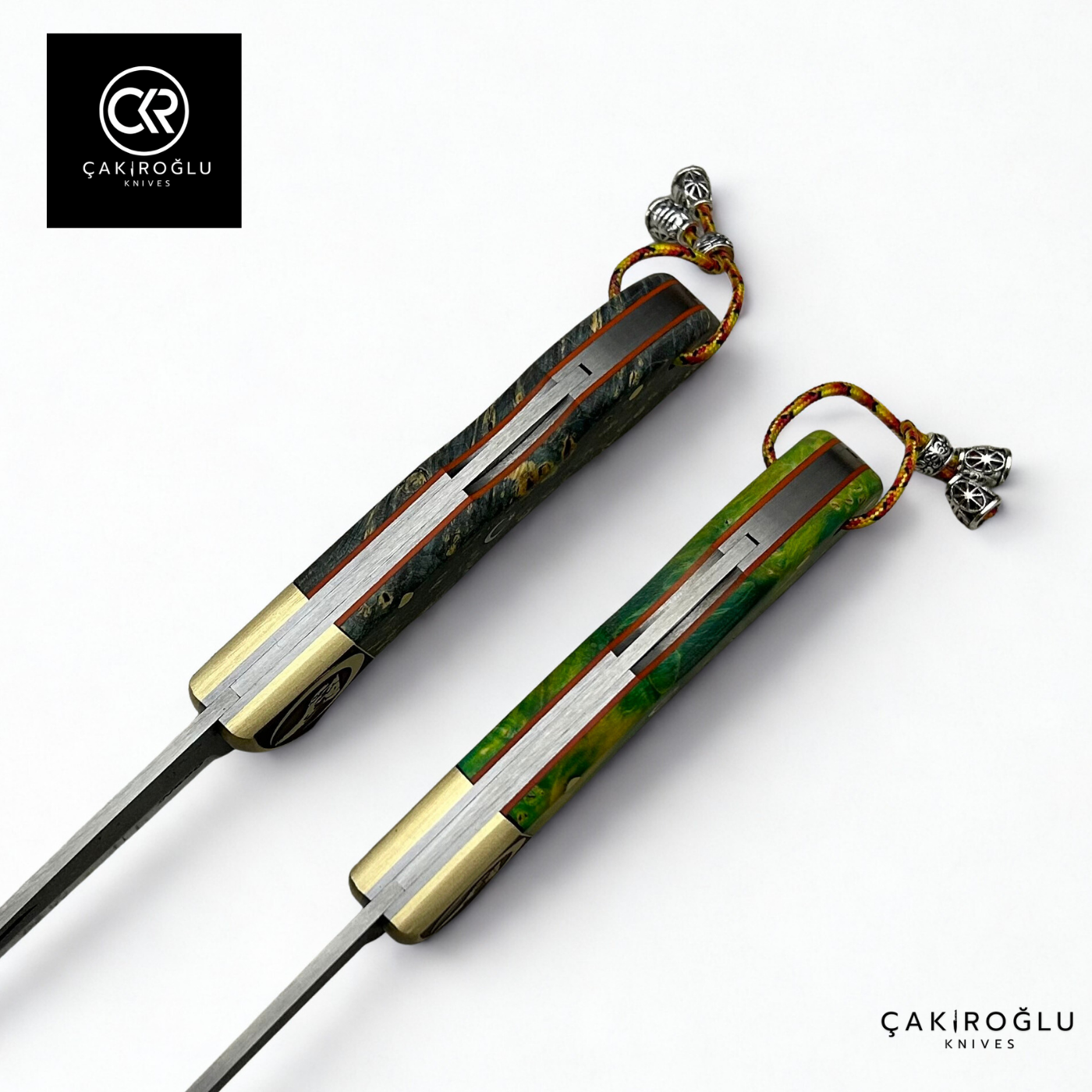 Showy Elite Stabilize Version Handcrafted Custom Folding Knife - Böhler N690 Steel & Engraved Brass Handle